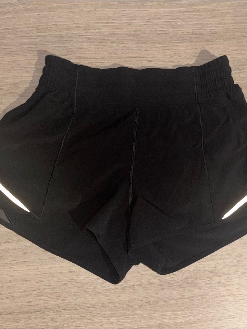 Black Lululemon Hotty Hots Mid Rise 2 in.